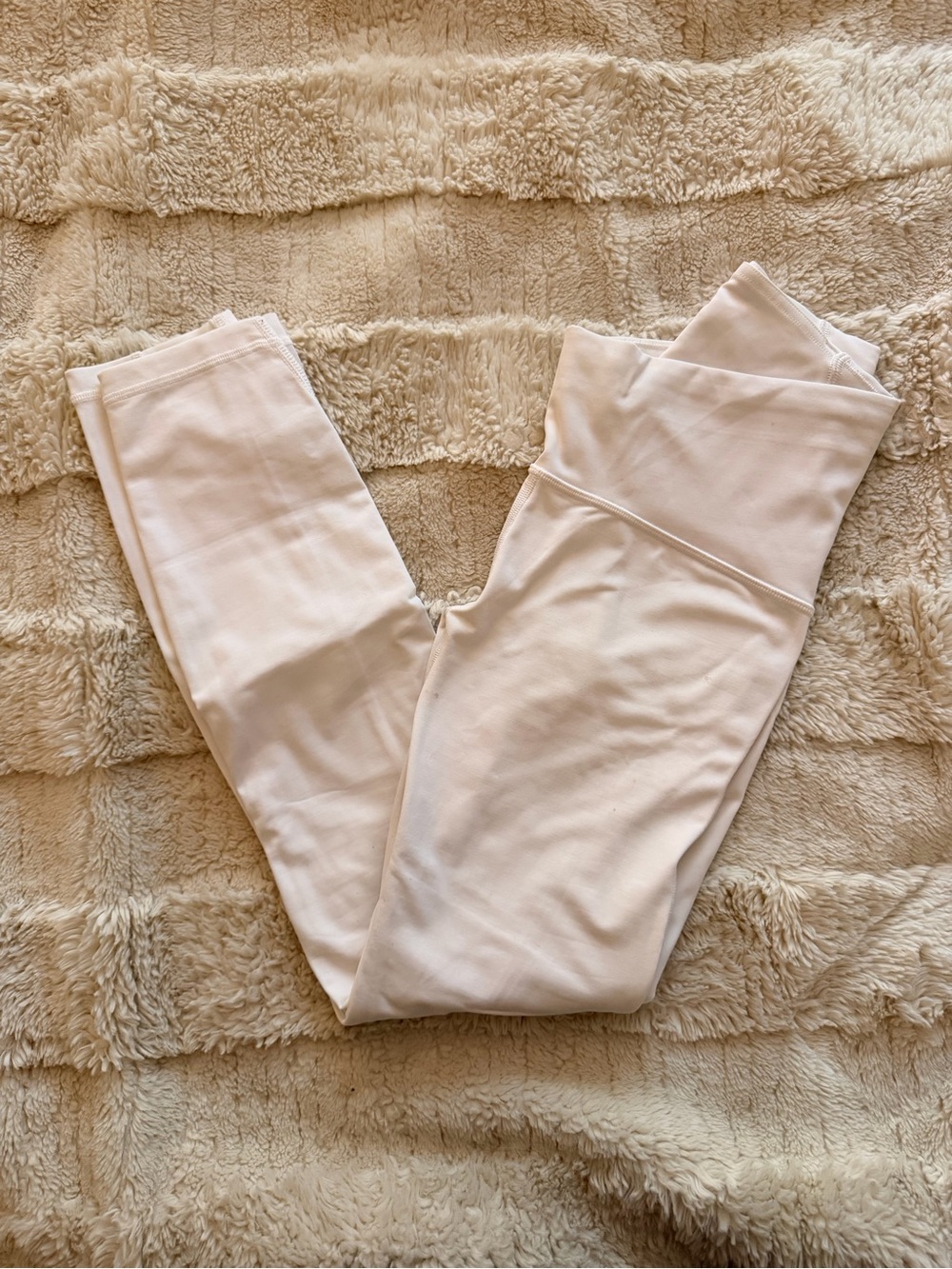 lululemon athletica Light white Leggings